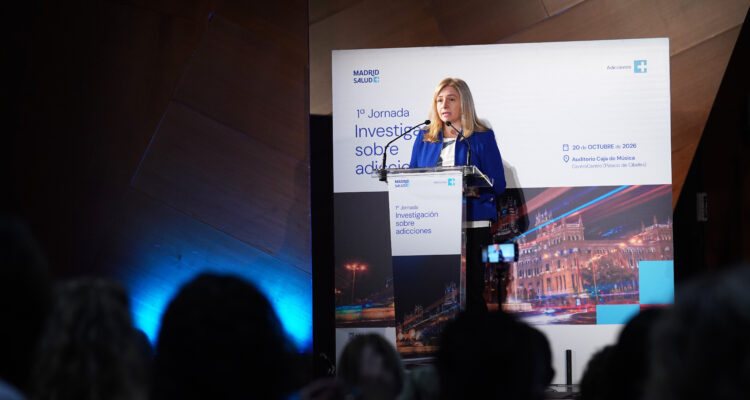 Sanz presenta la I Jornada de Investigación sobre Adicciones de Madrid Salud