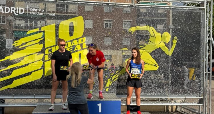 Ganadoras Categoría femenina Carrera 10K Ciudad Lineal