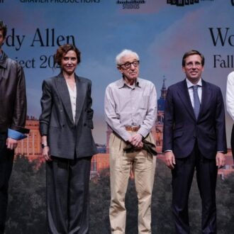 El alcalde de Madrid, José Luis Martínez-Almeida, en la presentación del rodaje de la próxima película de Woody Allen
