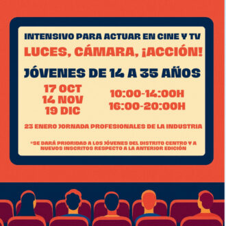 Cartel II curso 'Luces, cámara, acción' Centro