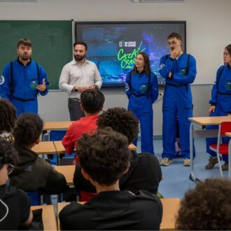 Ángel Niño en una de las sesiones de Cazacracks de Madrid in Game