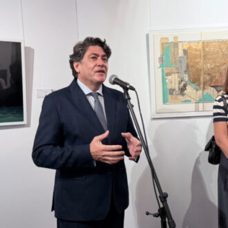 El concejal David Pérez ha visitado esta muestra que se puede visitar hasta el próximo 27 de noviembre