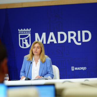 La vicealcaldesa y portavoz municipal, Inma Sanz, durante la rueda de prensa posterior a la Junta de Gobierno