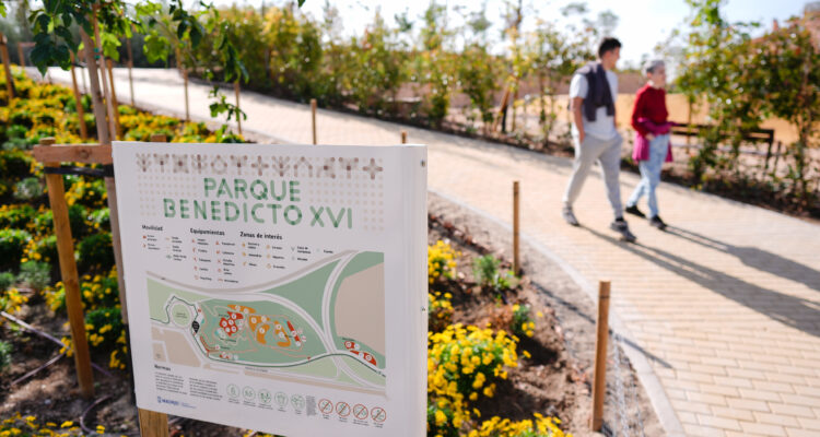 Espacio del parque de Benedicto XVI