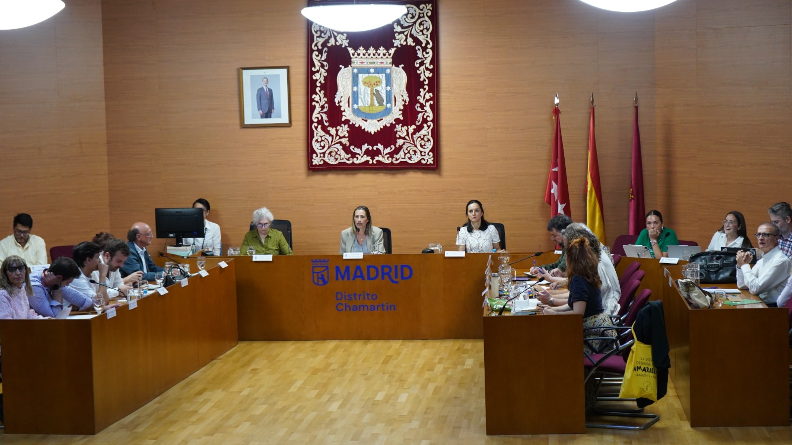 Pleno ordinario de octubre de la Junta Municipal de Chamartín