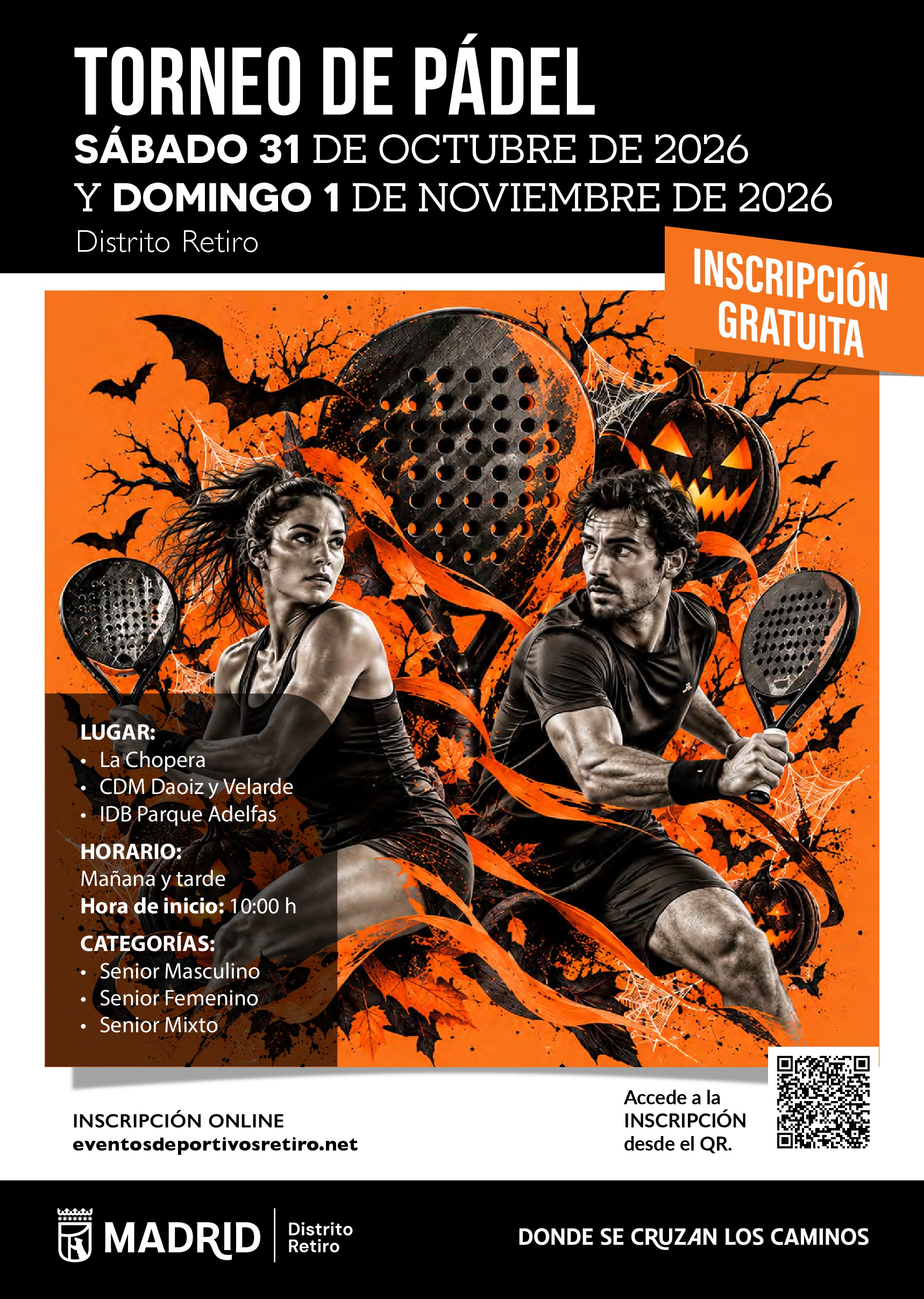 I Torneo de Pádel del distrito de Retiro