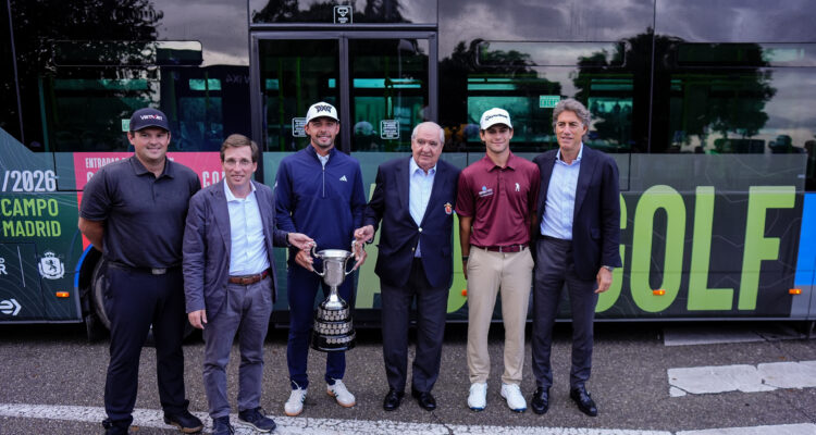 El alcalde de Madrid, José Luis Martínez-Almeida, en la presentación del torneo de golf Open de España presented by Madrid