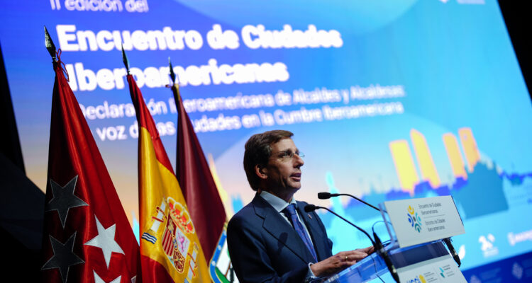 José Luis Martínez-Almeida en la clausura del II Encuentro de Ciudades Iberoamericanas