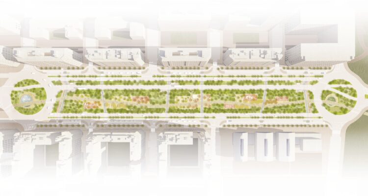 Plano de la Gran Vía del Sureste