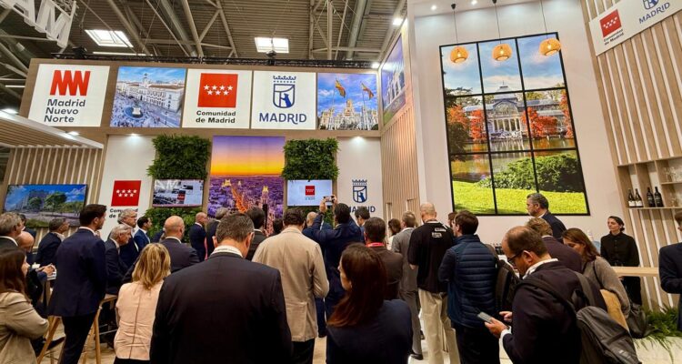 Inauguración del estand del Ayuntamiento de Madrid en EXPO REAL