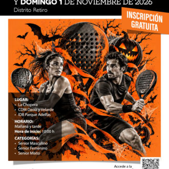I Torneo de Pádel del distrito de Retiro