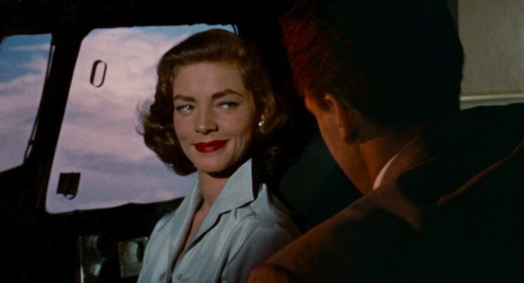 Lauren Bacall en Escrito sobre el viento