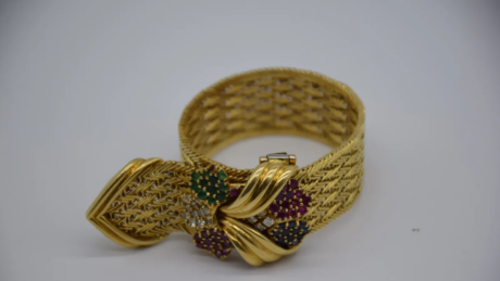 Pulsera de oro de objetos perdidos de Madrid